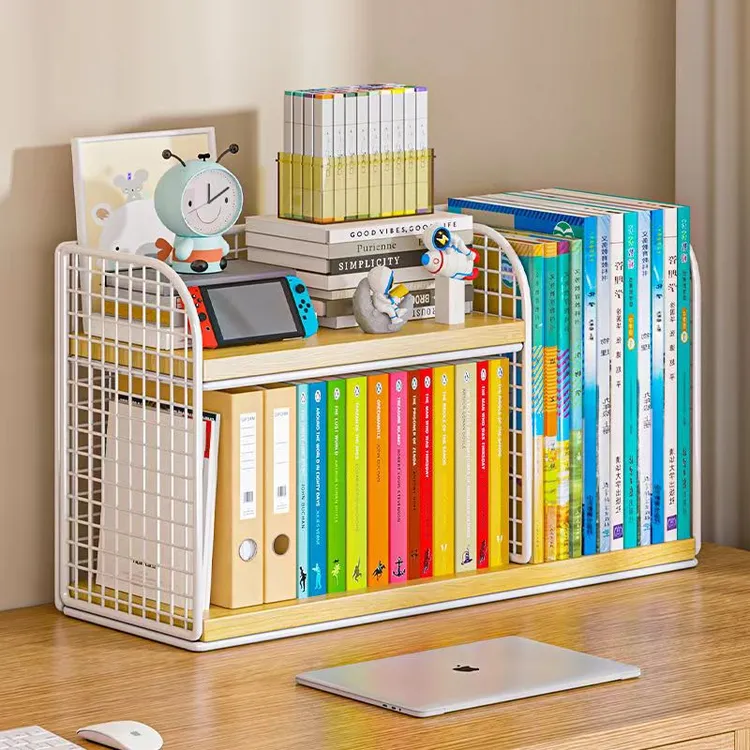 学生书架桌面置物架家用书桌多层整理架宿舍小型办公桌分层收纳架
