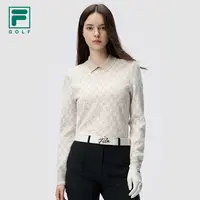 Fila/斐乐女冬季【高尔夫运动内搭】保暖翻领长袖编织衫A11W445409F