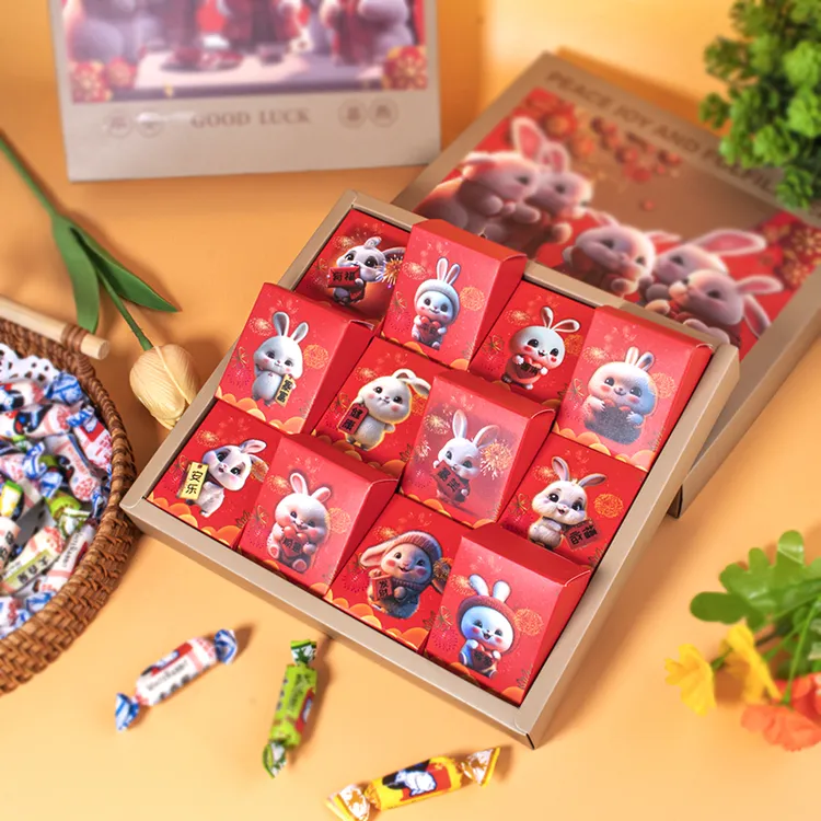 大白兔奶糖530克12种口味盲盒礼盒装节日礼盒年货礼盒糖果