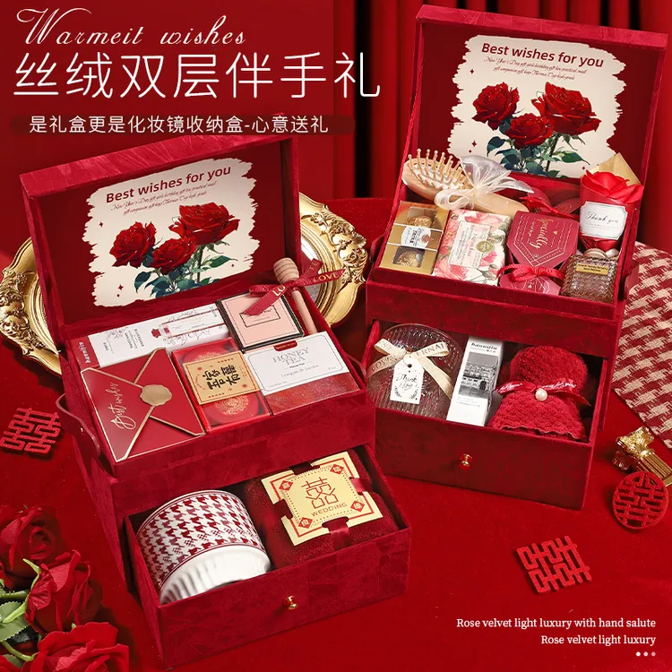 婚礼伴手礼女伴娘高档实用礼物小众高级结婚礼盒送闺蜜姐妹团宾客