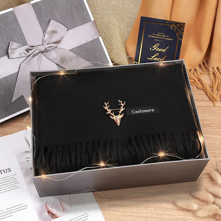 围巾男士秋冬新款男用韩版百搭披肩保暖高档围脖圣诞节生日礼物男