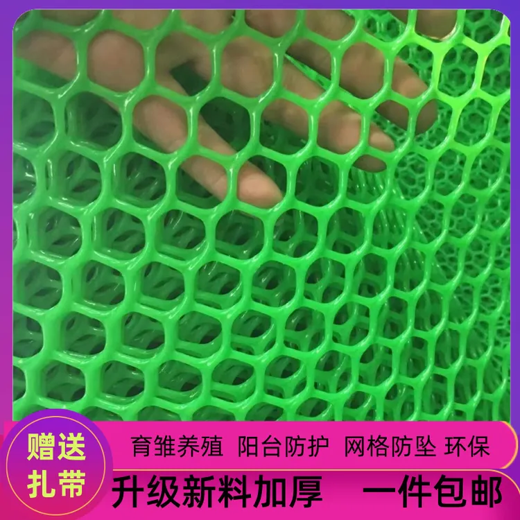 绿色养殖地网漏粪垫鸽子笼阳台防护封窗塑料网防坠网鸽子鸟笼底网