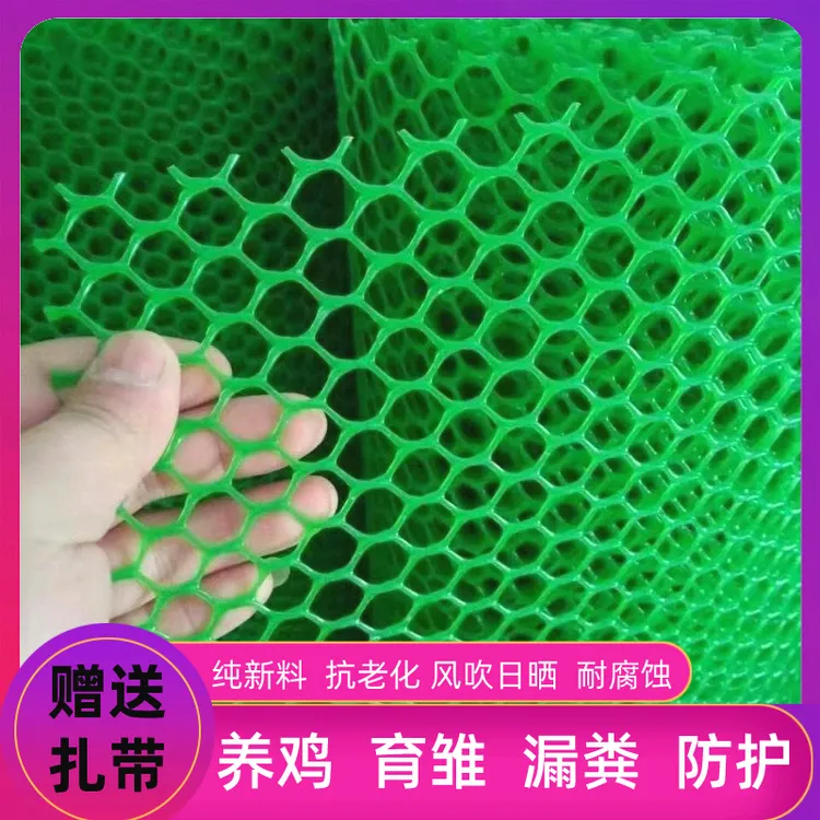 绿鸡鸭鹅漏粪垫板脚垫网格防护塑料网养鸡专用网育雏围栏鸽笼地网