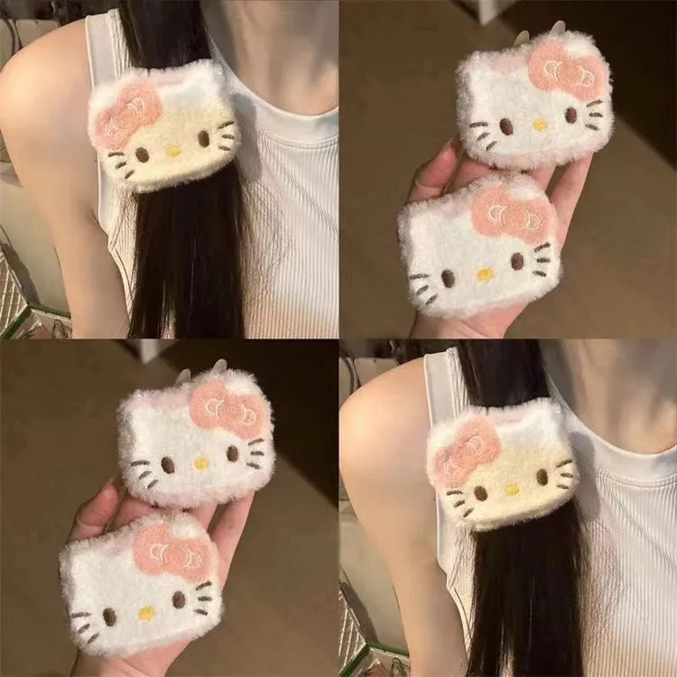 软乎乎BB夹~蝴蝶结Kitty猫咪发夹女侧边刘海夹碎发可爱发卡头饰