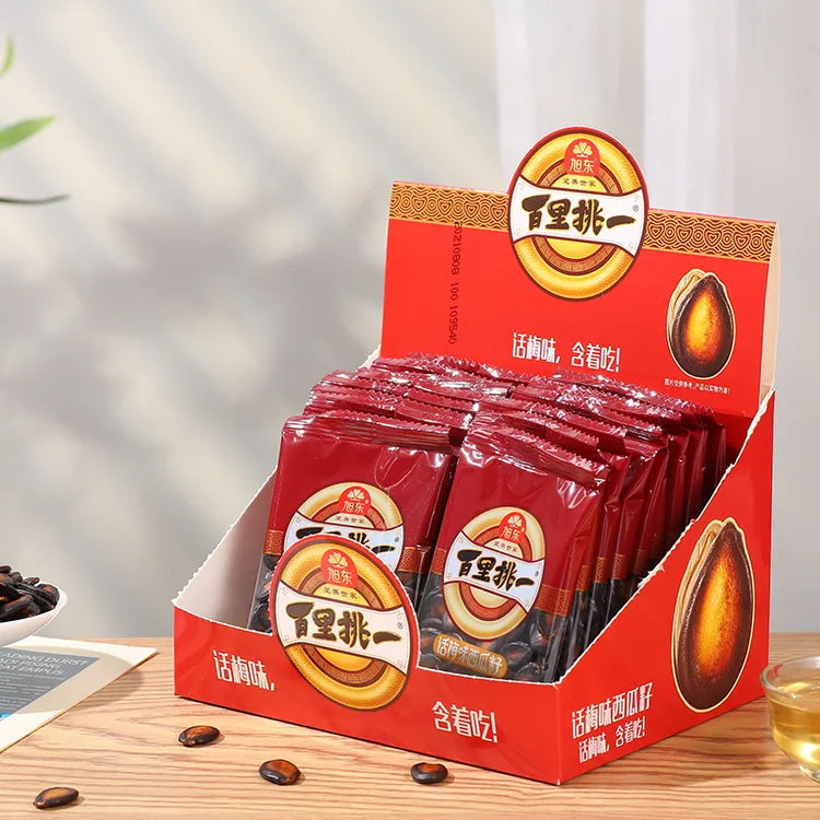 正宗旭东话梅味西瓜子小包休闲零食坚果炒货百里挑一西瓜子盒装