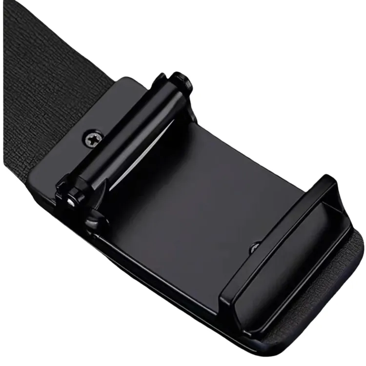 男士经典自动扣时尚百搭中青年休闲简约双边扣头高档皮革潮流腰带