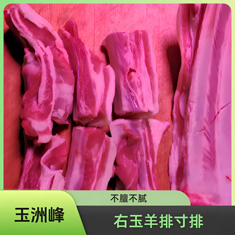 玉洲峰右玉羊排右玉羊肉寸排4斤