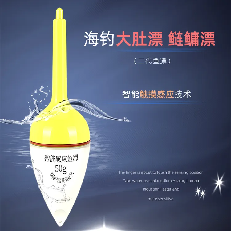 荷塘有鲤二代智能感应夜光漂变色电子漂鲢鳙浮漂海钓咬钩钓组配件