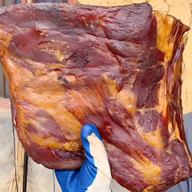 【45三斤前排】恩施土家族传统农家柴火烟熏腊排骨真空包装