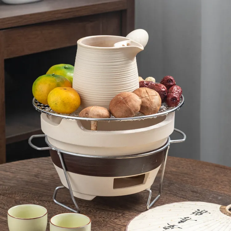 炭火炉围炉煮茶家用大号老式打边炉网红烤火炉子木炭炉户外碳炉