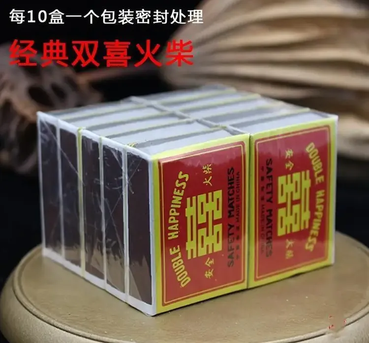 经典老款式安全火柴怀旧传统木棍火柴经典一次性洋火老品牌旧时光