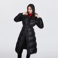 中国好羽绒波司登2024冬季新款女长款泡芙经典商务休闲百搭羽绒服