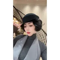 LYXJ【薇多拉贝雷】羊毛定制双色帽子11430