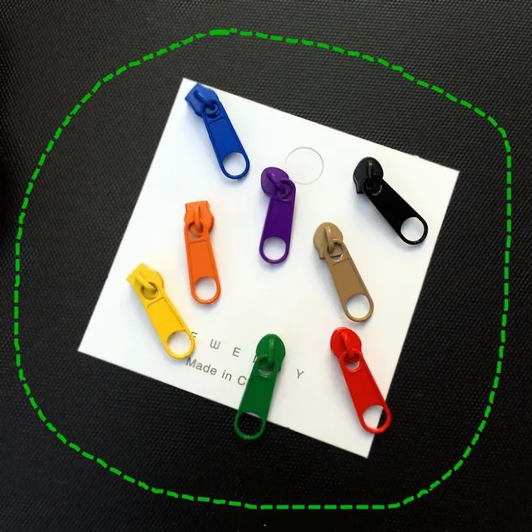 合金耳饰 网红彩色撞色搞怪拉链耳钉创意个性夸张耳环学生耳夹潮