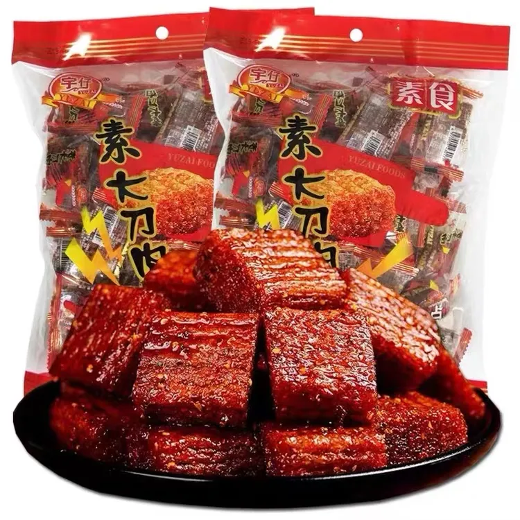 宇仔大刀肉辣条8090后怀旧素食网红辣条香辣零食湖南重庆特产鲜辣