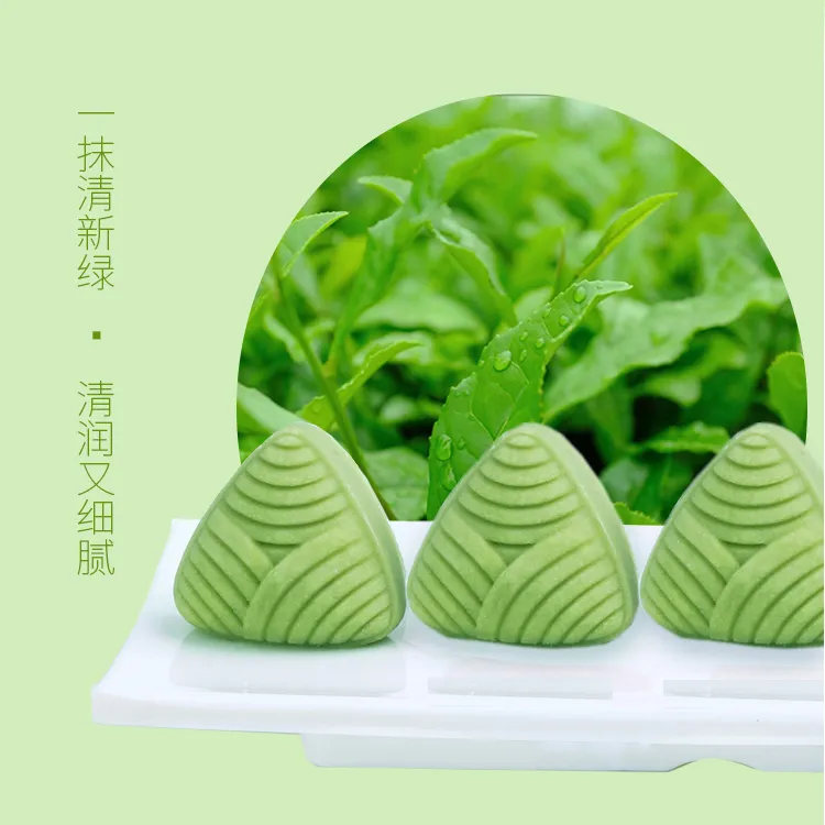鹏发抹茶绿豆糕潮汕特色食品清明踏青糕点口感清香细腻