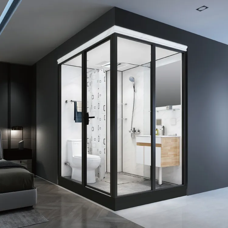 一体式淋浴房整体卫生间家用集成浴室农村厕所洗澡间改造带马桶