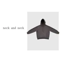【 neck and neck 】“ 氛围胶片 ”设计感刺绣笑脸连帽卫衣上衣1182