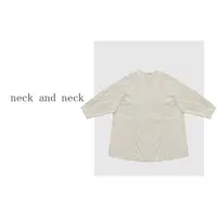 【 neck and neck 】“ 古堡花园 ” 宽松慵懒长袖衬衣纯色上衣连衣裙