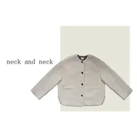 【 neck and neck 】“ 汉南冰岛 ” 绵羊毛皮毛一体保暖开叉外套