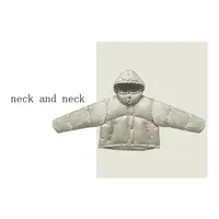 【 neck and neck 】“ 云朵泡芙  ” 连帽短款保暖羽绒服外套