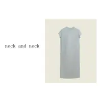 【 neck and neck 】“ 纸片人裙 ”  纯色简约舒适宽松连衣裙