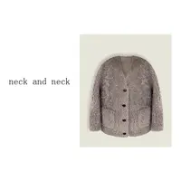 【 neck and neck 】“ 山居赋 ” 皮毛一体羊毛外套上衣