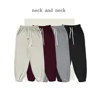 【 neck and neck 】“  随行者 ” 毛巾阔腿束脚裤高腰休闲垂感卫裤