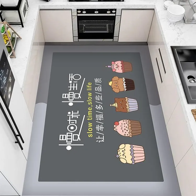 硅藻泥厨房专用地垫家用满铺卫生间浴室地垫吸水防滑垫吸水防滑垫