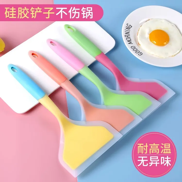 烙饼硅胶铲子不粘锅专用厨具玉子烧家用不伤锅耐高温炒菜锅铲煎饼