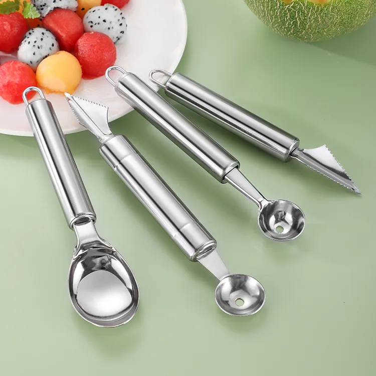 精美雕花器水果刀削皮创意家用宿舍水果刀挖球神器瓜果刀雕花勺子