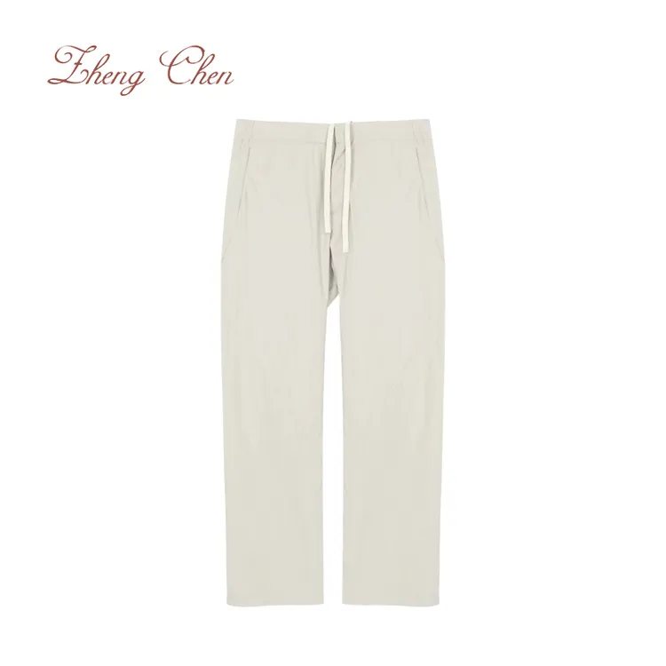 进口同源面料防水微皱棉感休闲裤P-P95877