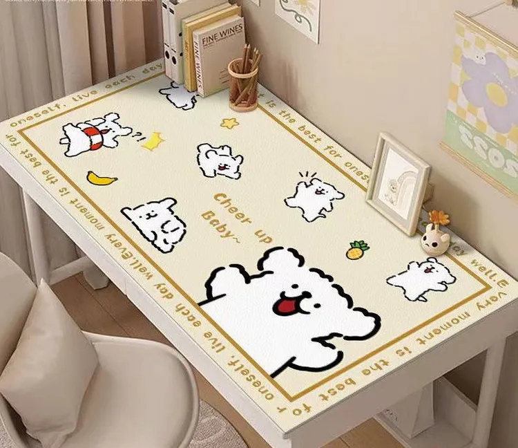 PVC环保书桌垫写字台桌面保护电脑桌垫桌垫ins风桌垫防水防油卡通