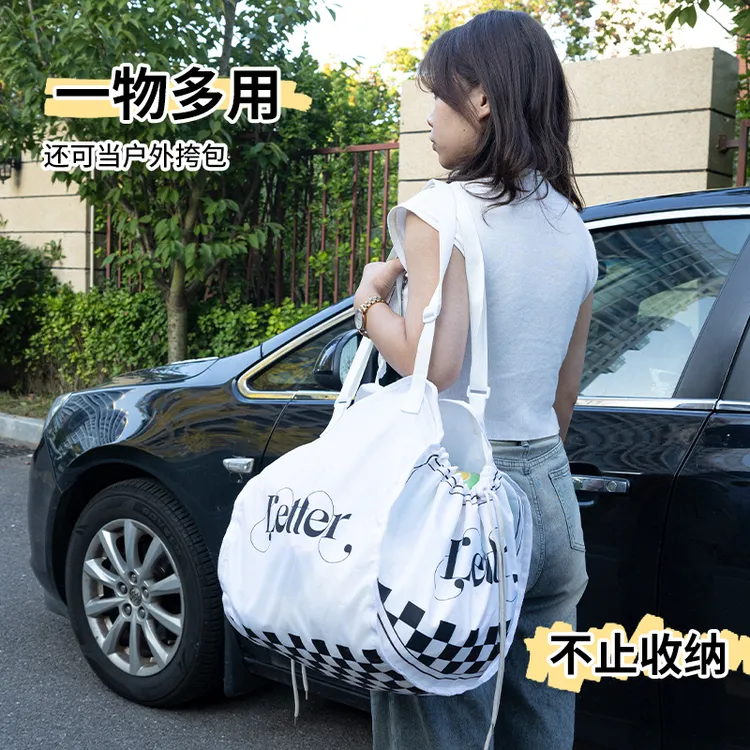 金铂喜汽车杂物收纳袋环保可折叠购物袋便捷实用户外车载旅行袋