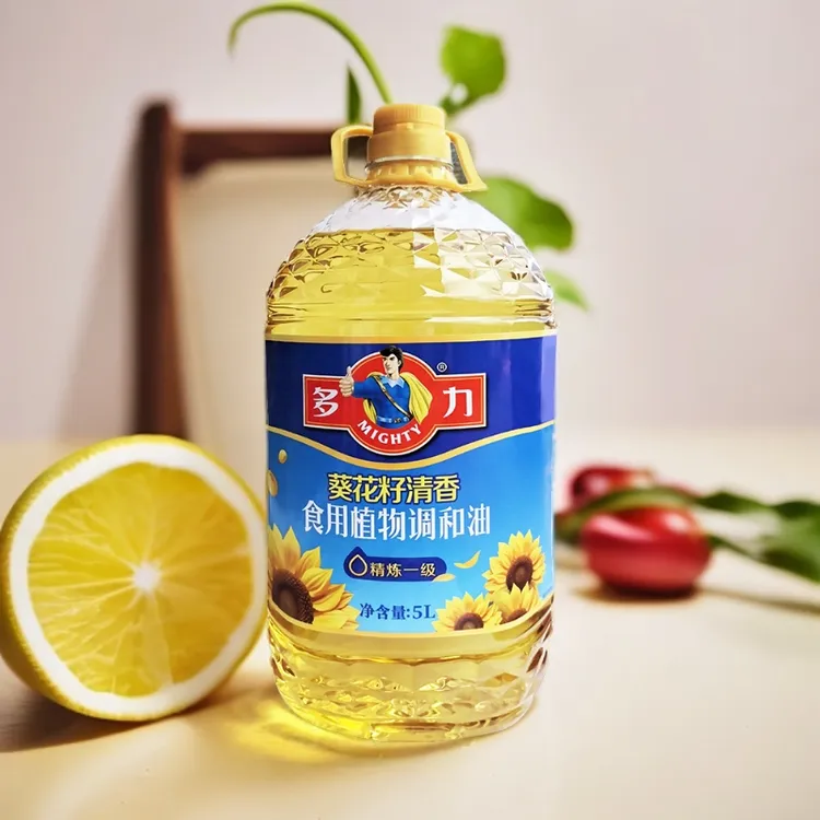 多力葵花籽清香植物调和油5升健康营养优质植物调和油一级食用油