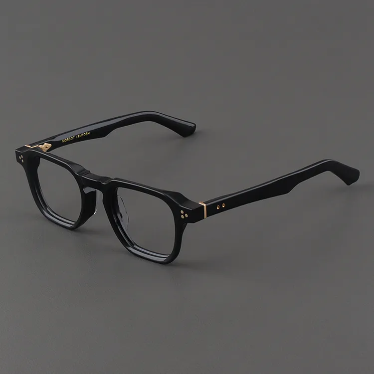 MOSCOT LEMTOSH眼镜框男士款复古黑金框板材镜架高档方形近视镜女