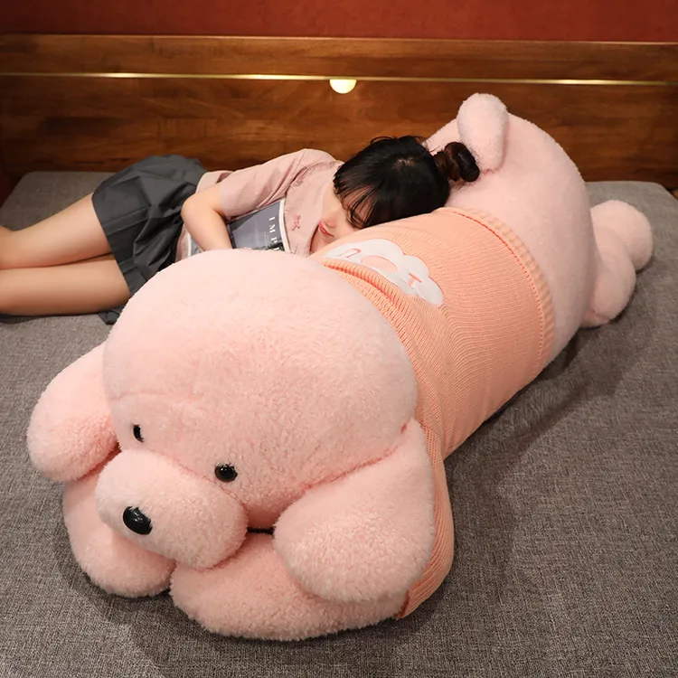 毛衣趴趴狗公仔毛绒玩具抱枕女生睡觉专用超大号玩偶娃娃生日礼物