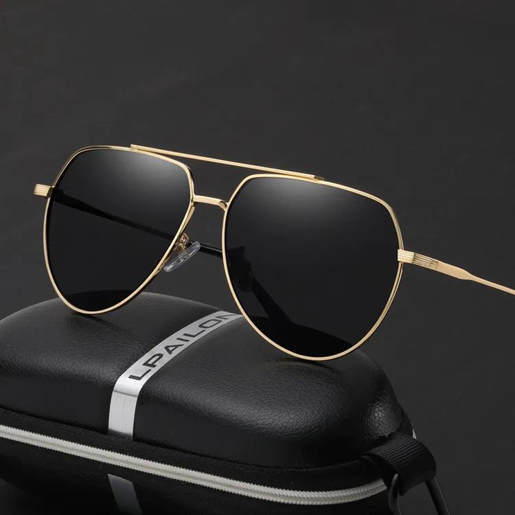 2023新款夏太阳镜男士户外骑行司机偏光墨镜开车驾驶钓鱼蛤蟆眼镜