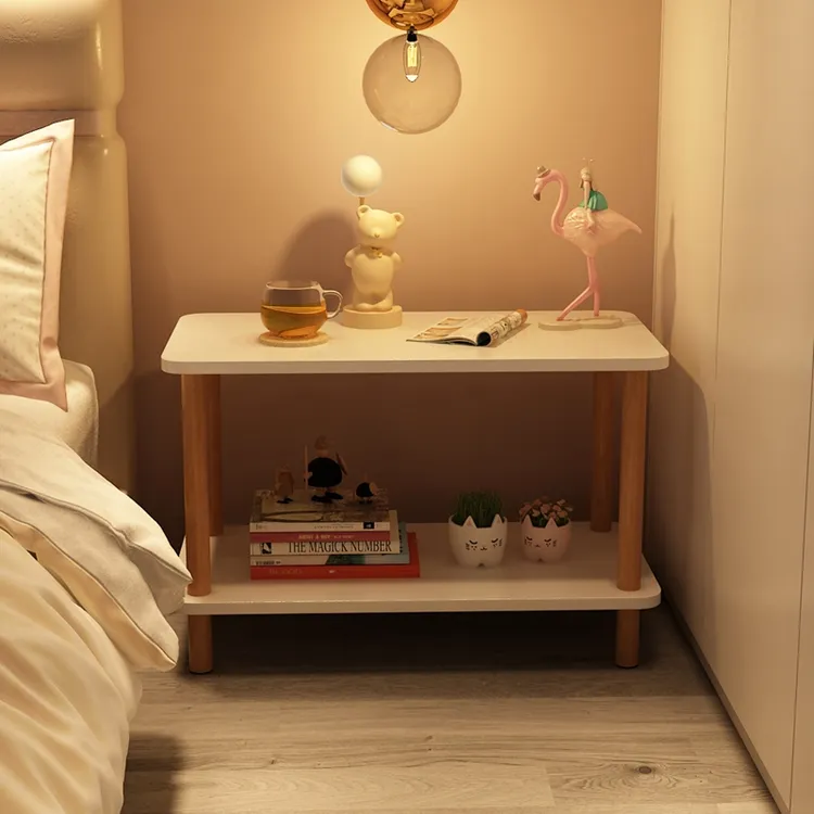 简易床头柜子主卧室出租房专用家用窄小桌子小型床边柜边几置物架商品图