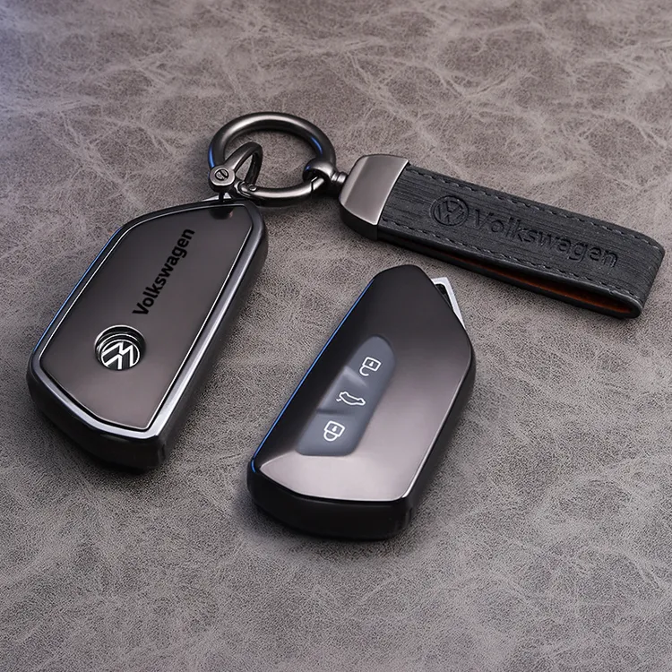 大众途昂钥匙套id3高尔夫8凌渡l揽巡id4揽境id6专用2024款车扣壳