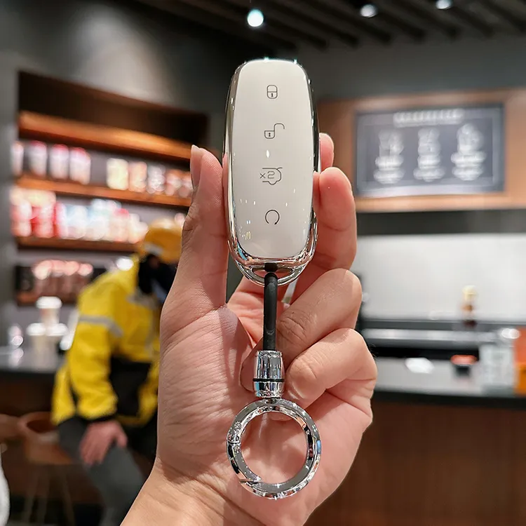 适用于腾势D9钥匙套腾势d9钥匙扣腾势dm-i壳N7N8包