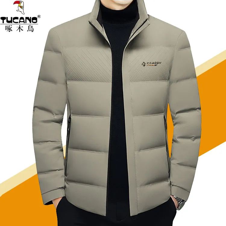 啄木鸟专柜正品2025年冬季新款高档羽绒服鸭绒冬装休闲外套男爆款