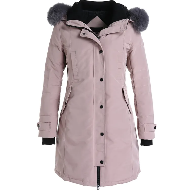 乔万尼保暖羽绒服冬季商场新款白鸭绒修身显瘦中长款EN4T783