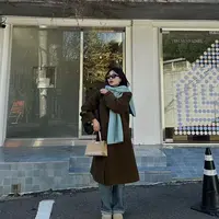【NO退NO换】韩国丨【韩剧女主】韩系松弛感咸菜色大衣