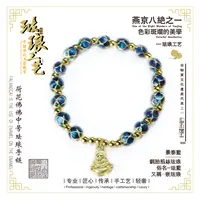 荷花佛佛中号珐琅饰品-珐琅工艺-FL0515-9-掐丝国风复古蓝色-F6