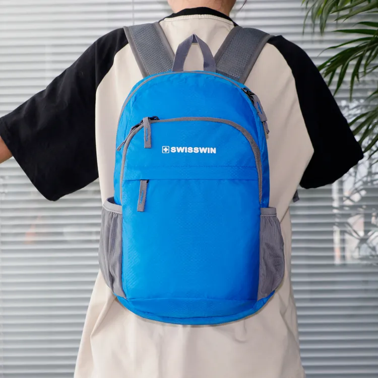 祥兴箱包户外运动书包旅行超薄轻便防水男女通用可折叠旅游双肩包