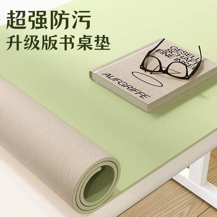 【真硅胶】护眼防笔墨免洗学习书桌垫学生有机硅防水防油防污餐桌布商品图