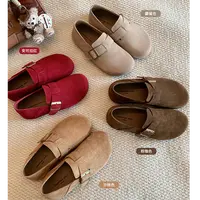 苏茵茵勃肯鞋女复古百搭博肯鞋雅丹风一脚蹬全包懒人单鞋E4301326