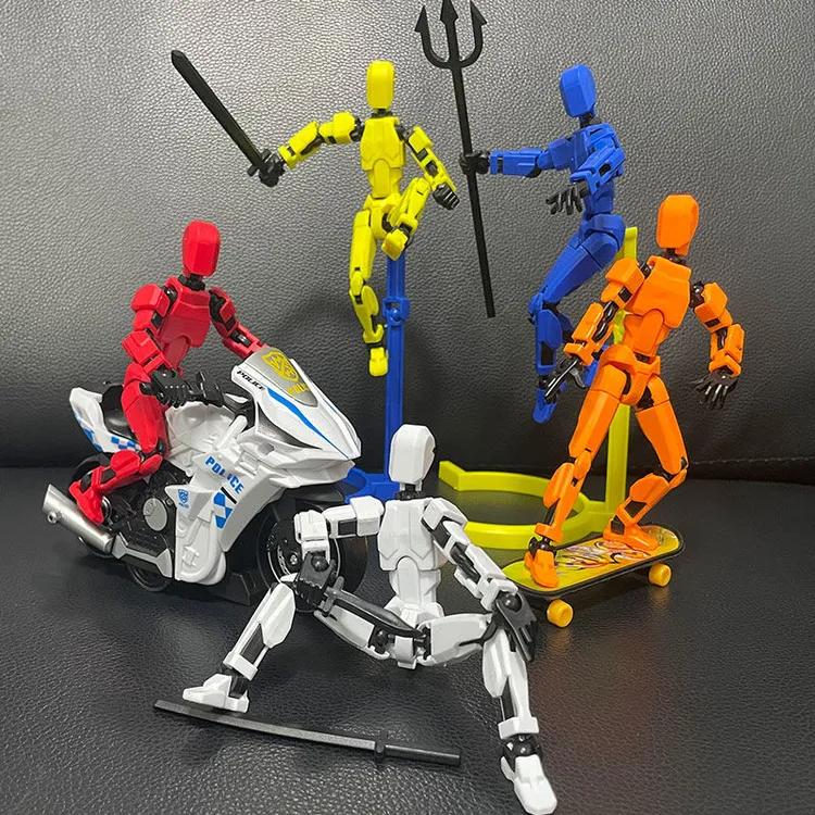【现货秒发】3d打印第三代Dummy拼装玩具幸运13全关节可动人偶手办