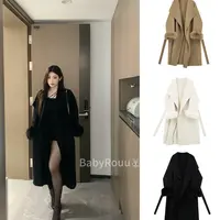 WW左880058【人生大衣】温与柔秋冬高级感中长款气质百搭大衣